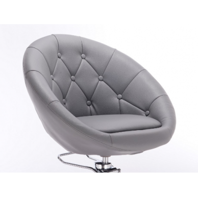 Professional hairdressing chair, gray color 2