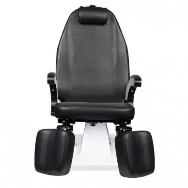 Professional hydraulic podiatric chair for pedicure procedures MOD 112, black color 2