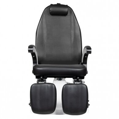 Professional hydraulic podiatric chair for pedicure procedures MOD 112, black color 1