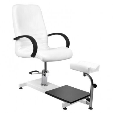 Professional hydraulic SPA / pedicure chair with adjustable foot MOD-SPA100, white color