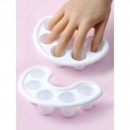 Container for soaking hands during manicure, white color