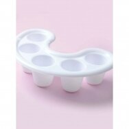 Container for soaking hands during manicure, white color