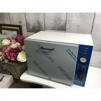 Professional ITALIAN hot air sterilizer GIMETTE 28, holds 20 envelopes (for hygiene passport) EXPOSURE WITH DEFECT 6