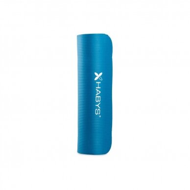 Yoga mat for training NBR, 183x61x1cm, blue color   2