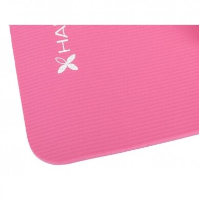 Yoga mat for training NBR, 183x61x1cm, pink color  2