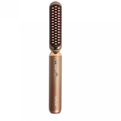 Professional ionic hair brush inFace ZH-10DSB (brown)