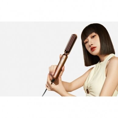 Professional ionic hair brush inFace ZH-10DSB (brown) 3