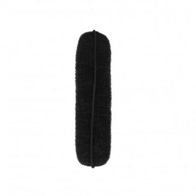 LUSSONI flexible hair sponge for ponytail shaping BLACK, 150 mm