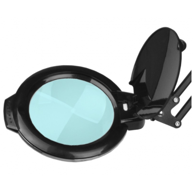 Professional cosmetic LED lamp-magnifier MOONLIGHT 8013/6 surface-mounted, black color 1