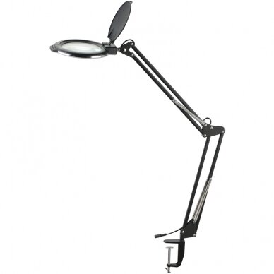 Professional cosmetic LED lamp-magnifier MOONLIGHT 8013/6 surface-mounted, black color 5