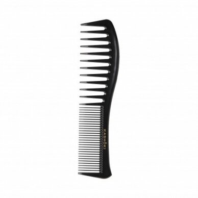 KASHOKI HAIR COMB DETANGLING COMB 436 Comb with two types of teeth TOMOKO