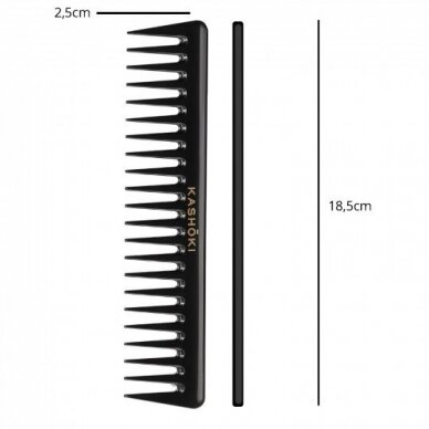 KASHOKI HR COMB WET DETANGLING COMB 399 расческа для волос 2