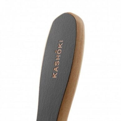 KASHOKI TOUCH OF NATURE WOODEN OVAL HAIR BRUSH naturalios medinės šukos plaukams OVAL 4