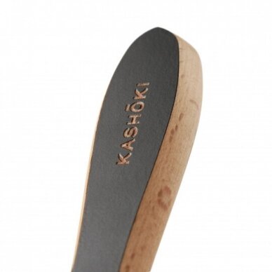 KASHOKI TOUCH OF NATURE WOODEN SLIM HAIR BRUSH naturalios medinės šukos plaukams SLIM 3