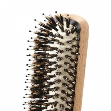 KASHOKI TOUCH OF NATURE WOODEN SLIM HAIR BRUSH naturalios medinės šukos plaukams SLIM 4