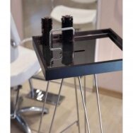 Professional hairdressing trolley for work with coloring procedures TRIPED RM, dark brown color