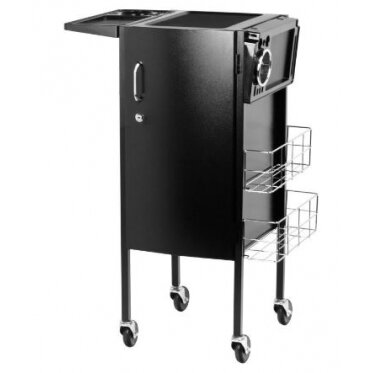 Professional barber and hair stilist trolley GABBIANO DELUXE 500, black color 7