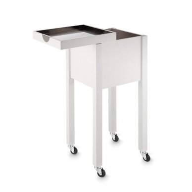 Professional hairdressing trolley KUBOCO, white color