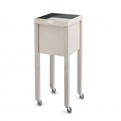 Professional hairdressing trolley KUBOCO, white color 1