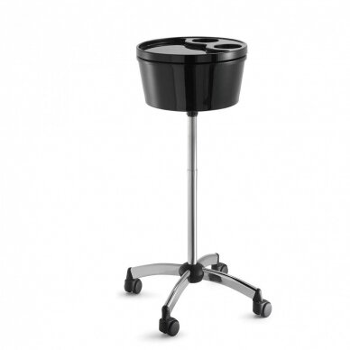 Professional hairdressing trolley COLOR CUP, black color 1