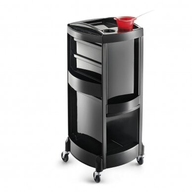 Professional hairdressing trolley NEW GENIUS AE, black color