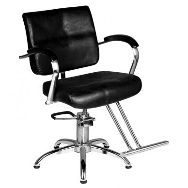 Professional haircut chair HAIR SYSTEM SM361, black color