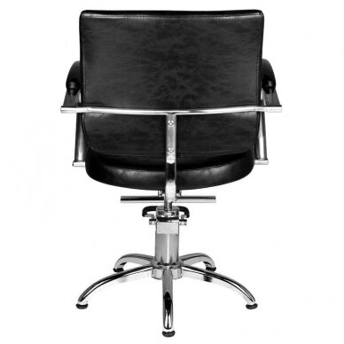 Professional haircut chair HAIR SYSTEM SM361, black color 1