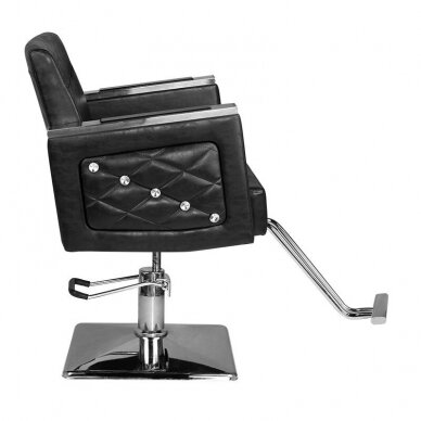 Professional hairdressing chair HAIR SYSTEM SM363, black color 3