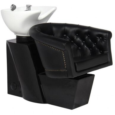 Professional hairdressing sink LONDON, black color