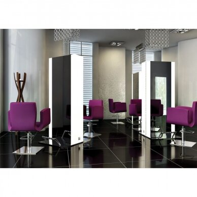 Professional mirror-console HELLIOS for hairdressers and beauty salons with LED lighting  4