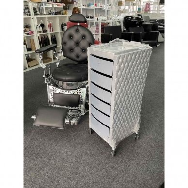 Professional hairdresser's trolley DECO, grey color 2