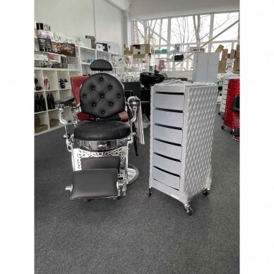 Professional hairdresser's trolley DECO, grey color 1