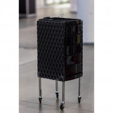 Professional hairdressing trolley DECORÌ, black color 5