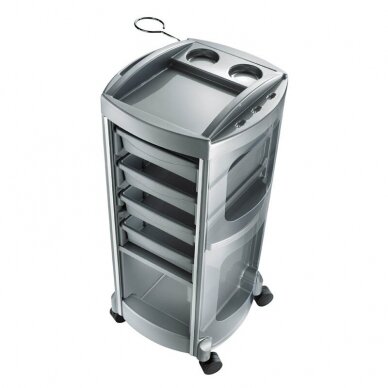 Professional hairdressing trolley NEW GENIUS AE, gray color 1