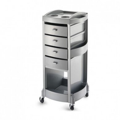 Professional hairdressing trolley NEW GENIUS AE, gray color