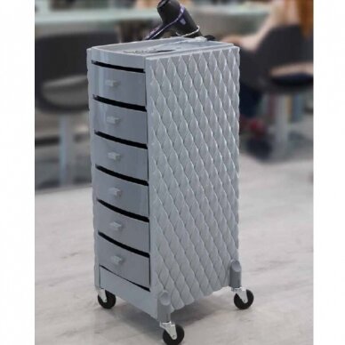 Professional hairdresser's trolley DECO, grey color