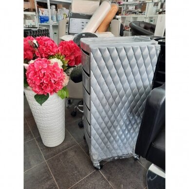 Professional hairdresser's trolley DECO, grey color 5