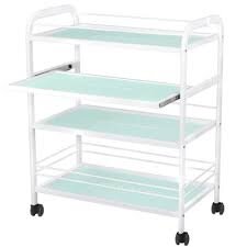 GIOVANNI CLASSIC TYP 1015 professional cosmetology trolley with pull-out shelf + lamp hole 1