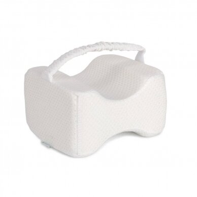 Pillow between legs cushion during sleep, for use between the legs, white color 1