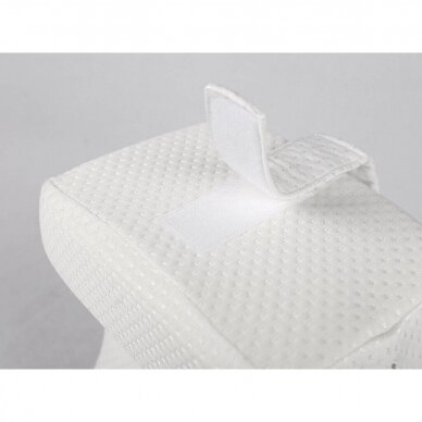 Pillow between legs cushion during sleep, for use between the legs, white color 2