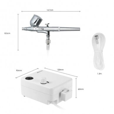 Kompresorius su aerografu AIR BRUSH 2