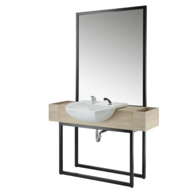 Beauty salon mirror - console CRUDO