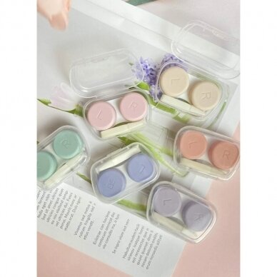 Contact lens case, different colors