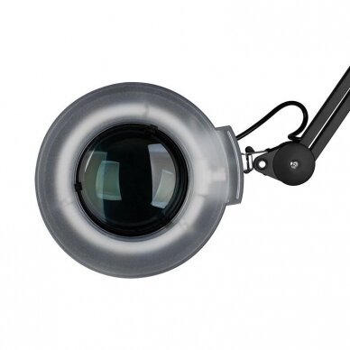 Professional cosmetology lamp - magnifying glass S4, 12W with stand, black 3