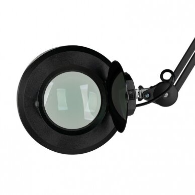 Professional cosmetology lamp - magnifying glass S4, 12W with stand, black 4