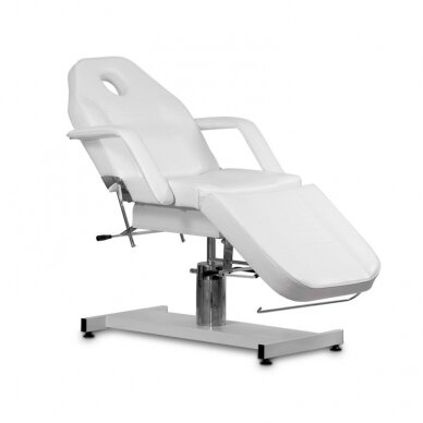 Professional hydraulic cosmetology chair-bed A210, white color