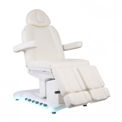 Profesionali elektrinė podologinė kėdė- lova-gultas pedikiūro procedūroms su šildymo funkcija AZZURRO 708BS PEDI PRO EXCLUSIVE (3 varikliai)