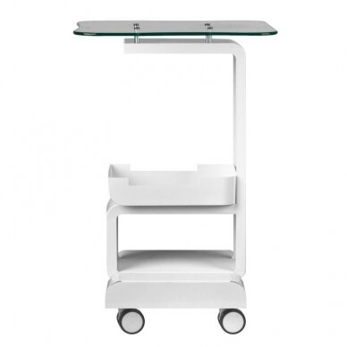 Professional cosmetology trolley for instruments and equipment MOD 082, white 2