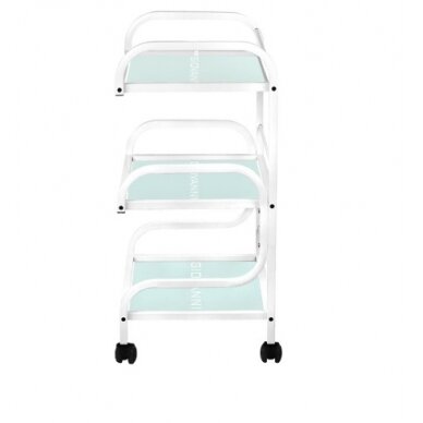 GIOVANNI CLASSIC TYP 1014 professional cosmetology trolley, white color 2