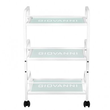 GIOVANNI CLASSIC TYP 1014 professional cosmetology trolley, white color 4